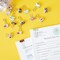 40 Pack Decorative Binder Clips for FIle Folders, Papers, Documents.
